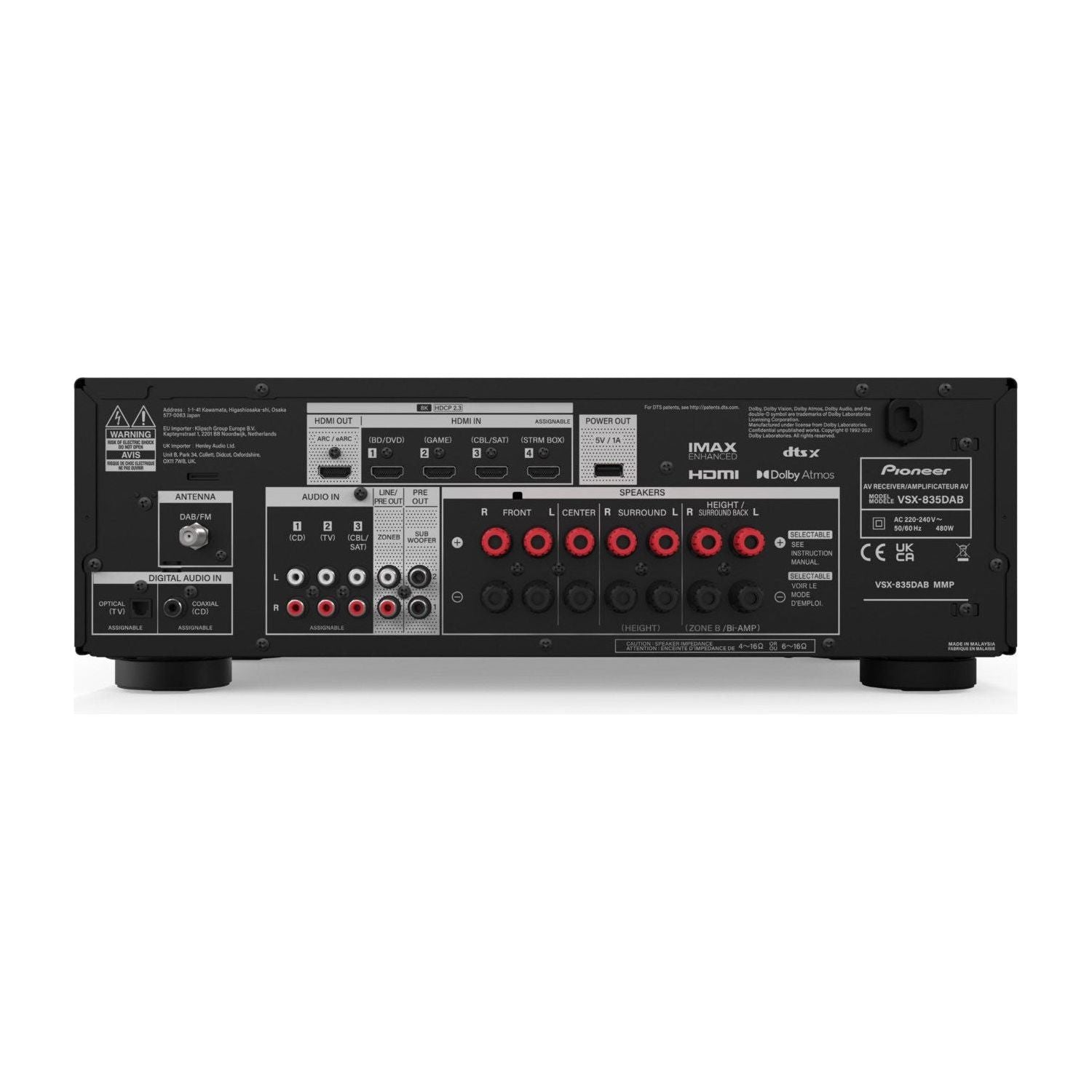 Pioneer VSX - 835 DAB - HiFi - Profis Darmstadt